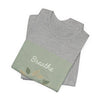 Breathe Leaf Line Tee | nature vibes, calming minimal by Tristan’s Treehouse