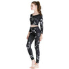 Printed navel short-sleeved quick-drying dance dress by FitiqueFit