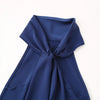 Women's Fashion Hanging Collar Silk Satin Dress