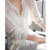 Women’s Mohair Crochet Knit Cardigan by FitiqueFit