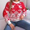 Casual Deer Pattern Long-Sleeve Hoodie Sweater for Women by FitiqueFit