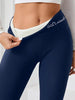 Fleece-Lined Thick Cashmere Winter Leggings by FitiqueFit