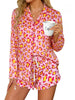 Women’s Milk Silk Leopard Print Pajama Set by FitiqueFit
