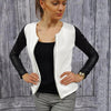 Women’s Plaid Patchwork Blazer by FitiqueFit