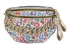 Pastel Cheetah Outlaw Crescent Crossbody Sling Bag by Neon Spur