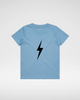 DARK NAVY BOLT TEE - CLOUD BLUE by LITTLE RAD THINGS