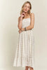 Smocked Floral Ruffled Hem Cami Dress For Women – Boho-Inspired Smocked Floral Cami Fluttering Dress with Playful Ruffled Hem by Stevvex