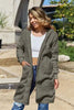 Red Double Take Full Size Hooded Teddy Bear Jacket with Thumbholes Ultra-Cozy & Stylish Comfortable Outerwear by Stevvex