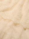 Embroidered Lace Mesh Skirt Cake A- Line Skirt