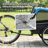 Dog Bike Trailer, Pet Cart Bicycle Carrier with 20" Air Tires, Quick-Release Wheels, Reflectors, Flag by Furr Baby Gifts