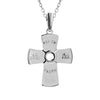 Weight Plate Cross Necklace