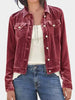 Casual Button-Up Long Sleeve Jacket with Chest Pockets and Relaxed Fit by Stevvex