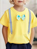 Children's Bow Embroidered Round Neck T-Shirt by Simply Love