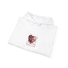 Distressed Heart Collage Hoodie | soft grunge, punk heart design by Tristan’s Treehouse