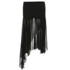Women's Solid Color Slim-fit Street Fashion High Waist Irregular Skirt