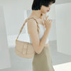 Women's Leather Round Casual Shoulder Crossbody Bag