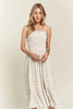 Smocked Floral Ruffled Hem Cami Dress For Women – Boho-Inspired Smocked Floral Cami Fluttering Dress with Playful Ruffled Hem by Stevvex