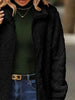 Women's Fuzzy Zip-Up Jacket with Pockets – Soft & Cozy Long Sleeve Outerwear by Stevvex