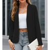 Women’s Plus‑Size Open‑Front Casual Blazer by FitiqueFit