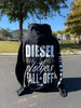 Diesel Makes Her Clothes Fall Off Hoodie by Luckless Outfitters