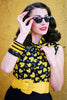 Honey Hives Bow Top by Retrolicious