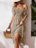 Plus Size Backless Midi Dress – Elegant Pleated Summer Party Dress by FitiqueFit