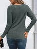 Ribbed Long Sleeve T-Shirt by Simply Love