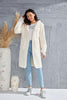 Red Double Take Full Size Hooded Teddy Bear Jacket with Thumbholes Ultra-Cozy & Stylish Comfortable Outerwear by Stevvex