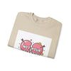 Not Your Valentine Crewneck Sweatshirt | ironic valentines, sarcastic hearts by Tristan’s Treehouse