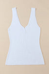 V-Neck Wide Strap Tank