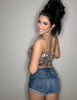 Camo Ruffle Tie Top by Luckless Outfitters