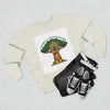 Curage Is a Universal Language Crewneck Sweatshirt — Teistan’s Tree House Back Patch by Tristan’s Treehouse
