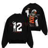 Shedeur Sanders #12 "Celly" Dawg Pound Sweatshirt by Dog Mom Hat