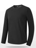 Men's Plus Size Solid Color Long Sleeve Casual T-Shirt by Simply Love