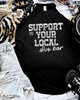 support your local dive bar rockstar tank by Madness & Mayhem LLC
