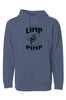 Walk With A Limp Spur Like A Pimp Pigment Dyed Hoodie by Neon Spur