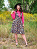 Helen Retro Blouse in Pink by Retrolicious