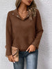Textured Quarter Snap Sweatshirt by Wild and Free Boutique