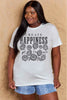 Simply Love Full Size CREATE HAPPINESS Graphic Cotton T-Shirt by Simply Love