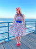 Sunny Days Fit & Flare Dress - Large only by Retrolicious