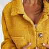 Plus Size Women’s Solid Color Sherpa Jacket by FitiqueFit