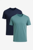 Buki Cinqo Tech Tee 2-Pack - Blue Grey/Blue Night by Buki