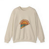 California Beach Sunset Crewneck, 70s Sunset Shirt | Retro Surf Graphic by Tristan’s Treehouse