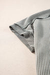 Rose Red Textured Knit Exposed Stitching T-shirt