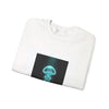 Bioluminescent Jellyfish Crewneck Sweatshirt | neon jelly print, deep-sea aesthetic by Tristan’s Treehouse