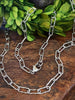 STATEMENT PAPERCLIP NECKLACE by Bellaforma Jewelry