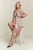 Printed V-Neck Batwing Sleeve Summer Dress For Women – Vibrant Print, Chic & Relaxed, Flattering, Effortlessly Stylish by Stevvex