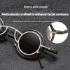 Pure Titanium Small Round Sunglasses – Retro Luxury Shades by FitiqueFit