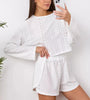 Women’s Slim-Fit Loose Suit Two Piece Shorts Set by FitiqueFit