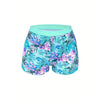 Printed High‑Waist Slimming Bikini Three‑Piece Set by FitiqueFit